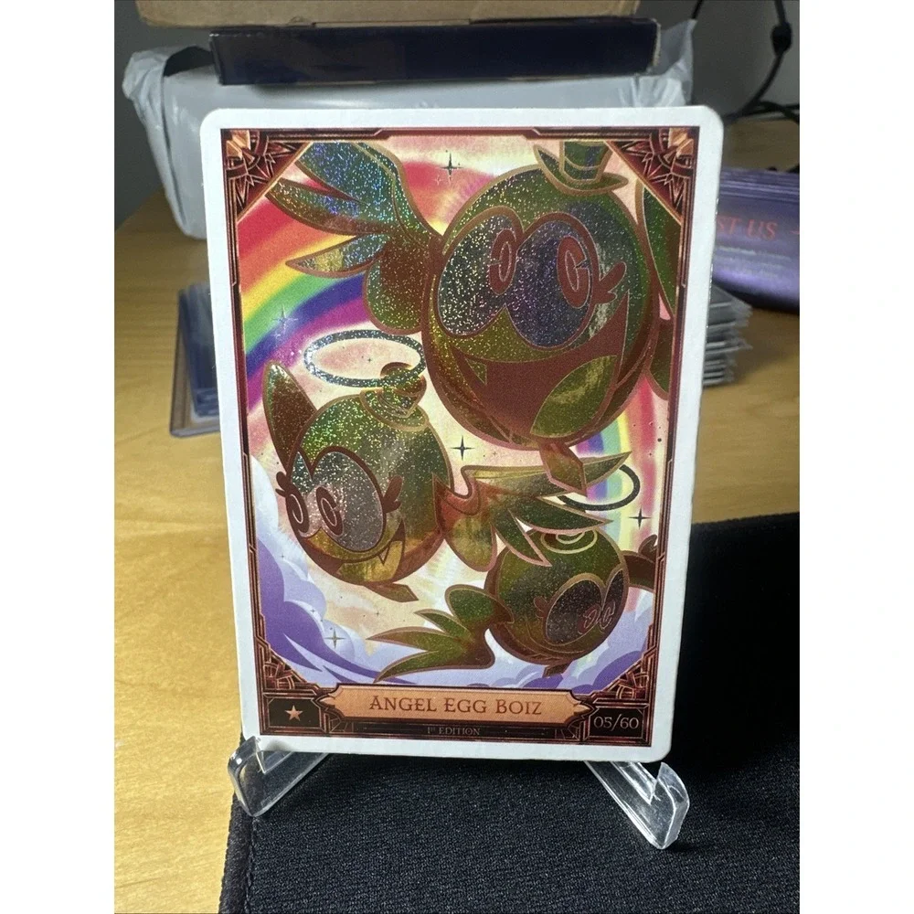 Hazbin Hotel Season 2 1st Edition Angel Egg Boiz 05/60 Premium Foil NM TCG